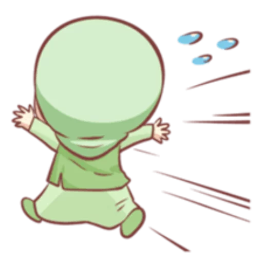🏃‍♂ Стикер «Cute Muslim Girl» для Telegram