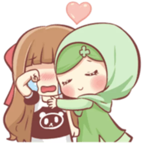 ☺️ Стикер «Cute Muslim Girl» для Telegram