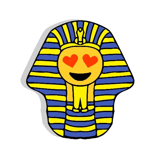 Стикерпак CutePharaoh для Telegram