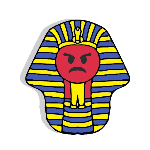 😡 Стикер «CutePharaoh» для Telegram