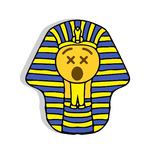 😵 Стикер «CutePharaoh» для Telegram