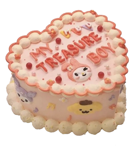 🍰 Стикер «cute pink» для Telegram