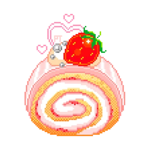 🍰 Стикер «cute pink» для Telegram