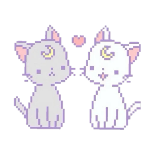 🐈 Стикер «cute pink» для Telegram