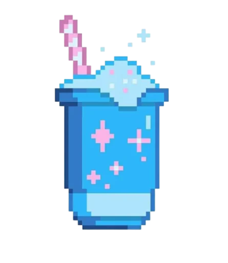 👾 Стикер «Cute Pixel» для Telegram