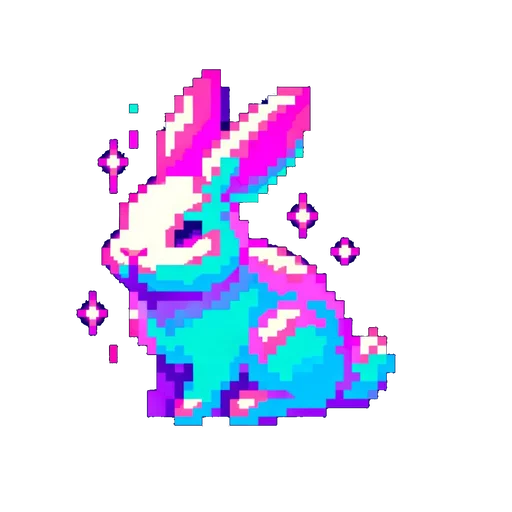 👾 Стикер «Cute Pixel» для Telegram