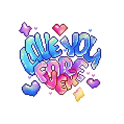 👾 Стикер «Cute Pixel» для Telegram