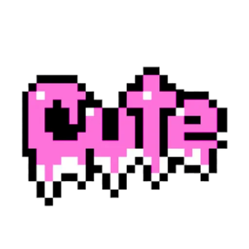 👾 Стикер «Cute Pixel» для Telegram