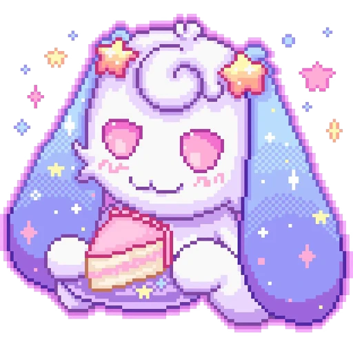 👾 Стикер «Cute Pixel» для Telegram