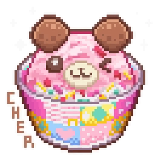 👾 Стикер «Cute Pixel» для Telegram