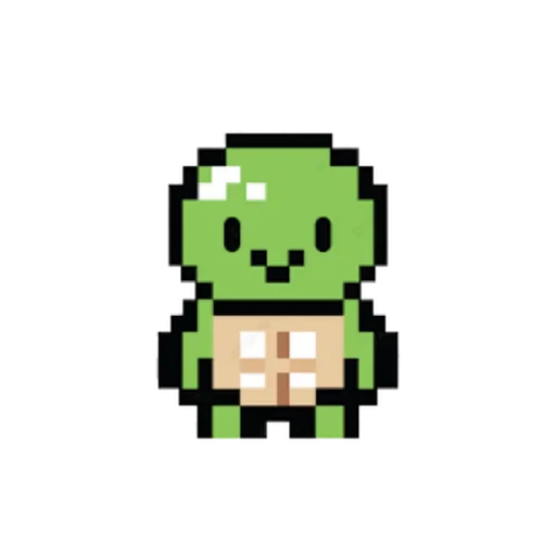 👾 Стикер «Cute Pixel» для Telegram