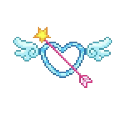 👾 Стикер «Cute Pixel» для Telegram