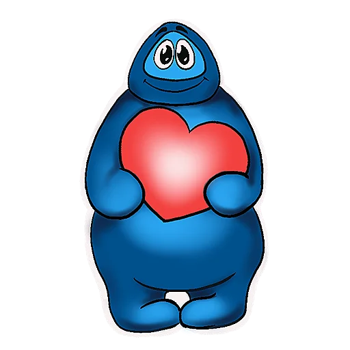 ❤️ Стикер «Милашка ПО» для Telegram