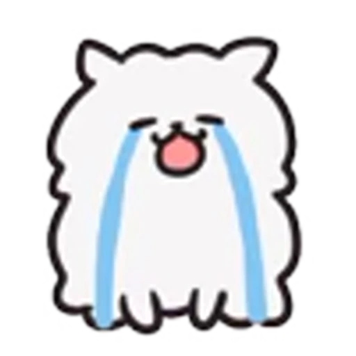 😭 Эмодзи «Pomeranian» для Telegram