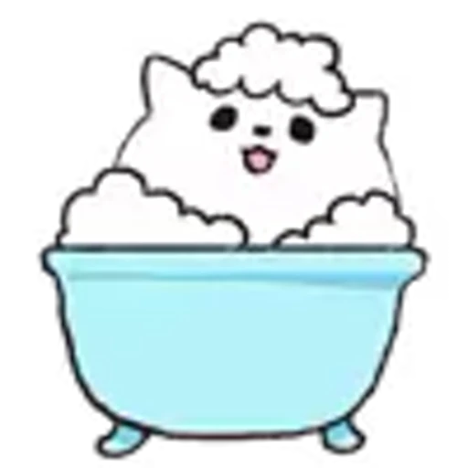 🛁 Эмодзи «Pomeranian» для Telegram