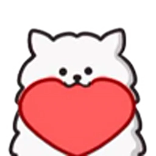 ❤️ Эмодзи «Pomeranian» для Telegram