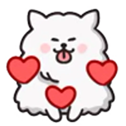 🥰 Эмодзи «Pomeranian» для Telegram