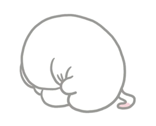 😣 Стикер «Cute pussy» для Telegram