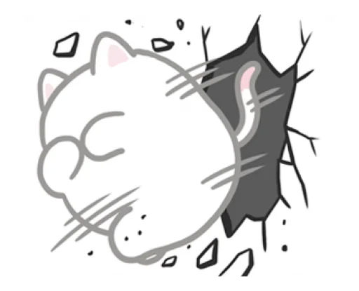😰 Стикер «Cute pussy» для Telegram
