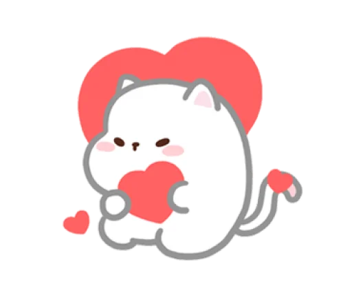 ❤️ Стикер «Cute pussy» для Telegram