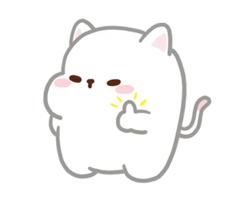 👍 Стикер «Cute pussy» для Telegram
