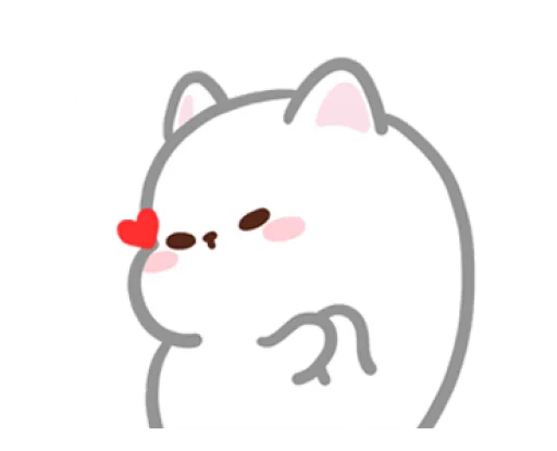 🥰 Стикер «Cute pussy» для Telegram
