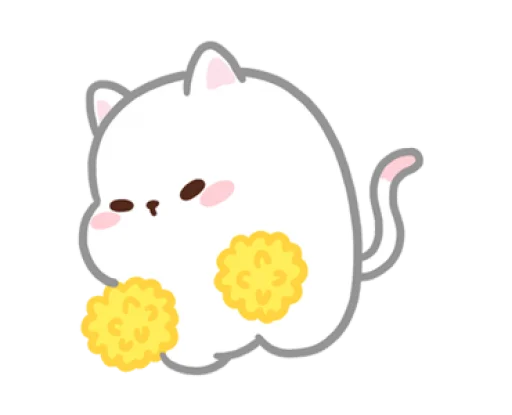 🥳 Стикер «Cute pussy» для Telegram