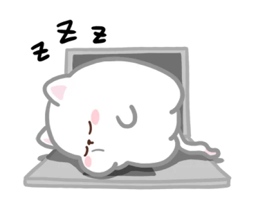 😴 Стикер «Cute pussy» для Telegram
