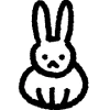 🐇 Эмодзи «cute rabbit» для Telegram