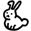 🐇 Эмодзи «cute rabbit» для Telegram