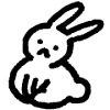 🐇 Эмодзи «cute rabbit» для Telegram