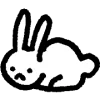 🐇 Эмодзи «cute rabbit» для Telegram