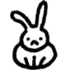 🐇 Эмодзи «cute rabbit» для Telegram