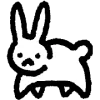 🐇 Эмодзи «cute rabbit» для Telegram