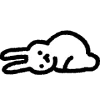 🐇 Эмодзи «cute rabbit» для Telegram