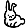 🐇 Эмодзи «cute rabbit» для Telegram