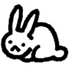 🐇 Эмодзи «cute rabbit» для Telegram