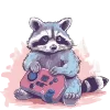 🦝 Эмодзи «raccoon» для Telegram