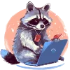 🦝 Эмодзи «raccoon» для Telegram