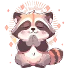 🦝 Эмодзи «raccoon» для Telegram