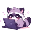 🦝 Эмодзи «raccoon» для Telegram