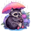 🦝 Эмодзи «raccoon» для Telegram