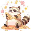 🦝 Эмодзи «raccoon» для Telegram