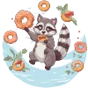 🦝 Эмодзи «raccoon» для Telegram
