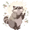 🦝 Эмодзи «raccoon» для Telegram