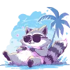 🦝 Эмодзи «raccoon» для Telegram