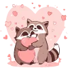 🦝 Эмодзи «raccoon» для Telegram
