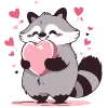 🦝 Эмодзи «raccoon» для Telegram