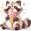 🦝 Эмодзи «raccoon» для Telegram