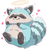 🦝 Эмодзи «raccoon» для Telegram